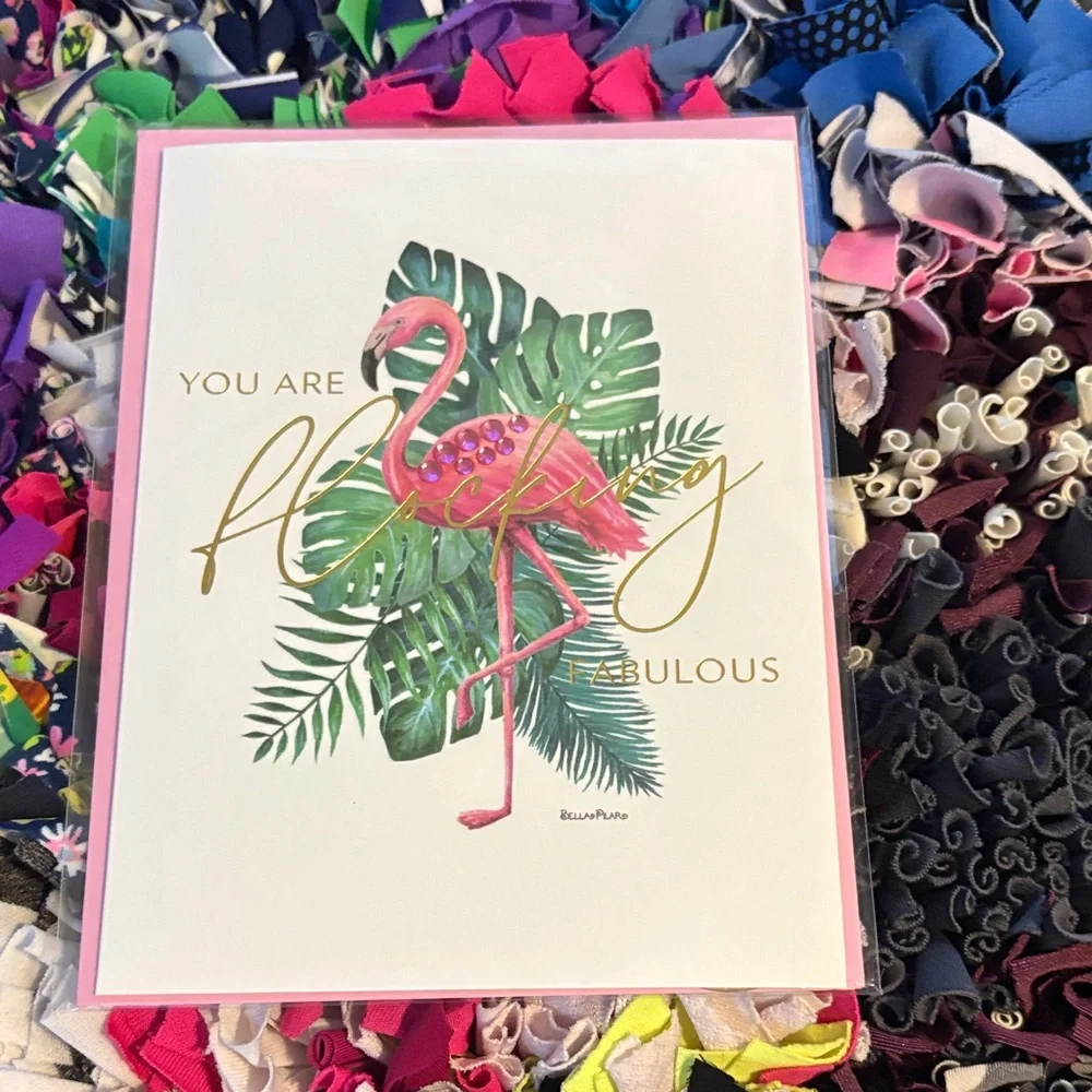 🆕Papyrus Pink Flamingo Greeting Card